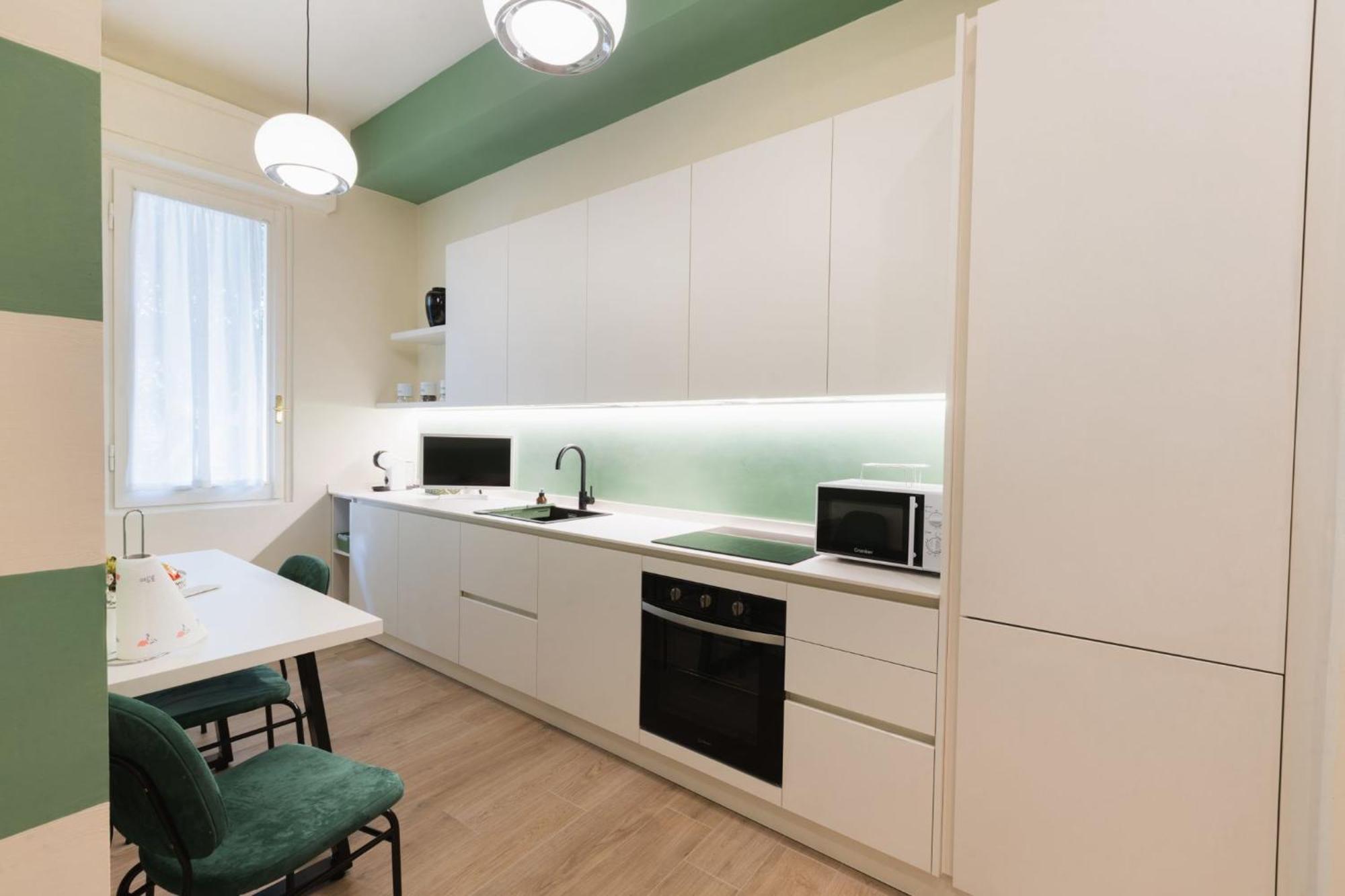 Cozy Olive Green Flat Florence Buitenkant foto