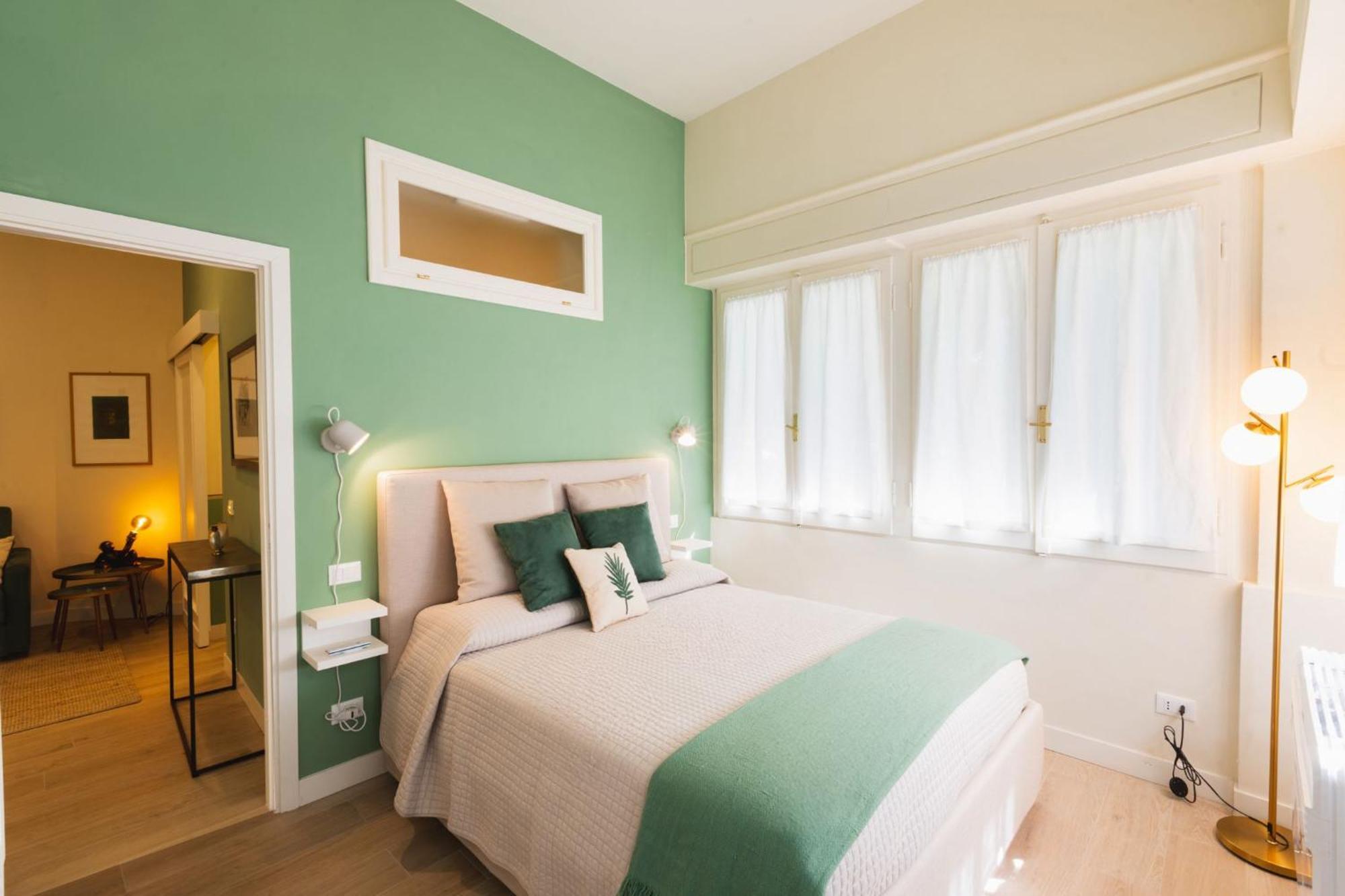 Cozy Olive Green Flat Florence Buitenkant foto