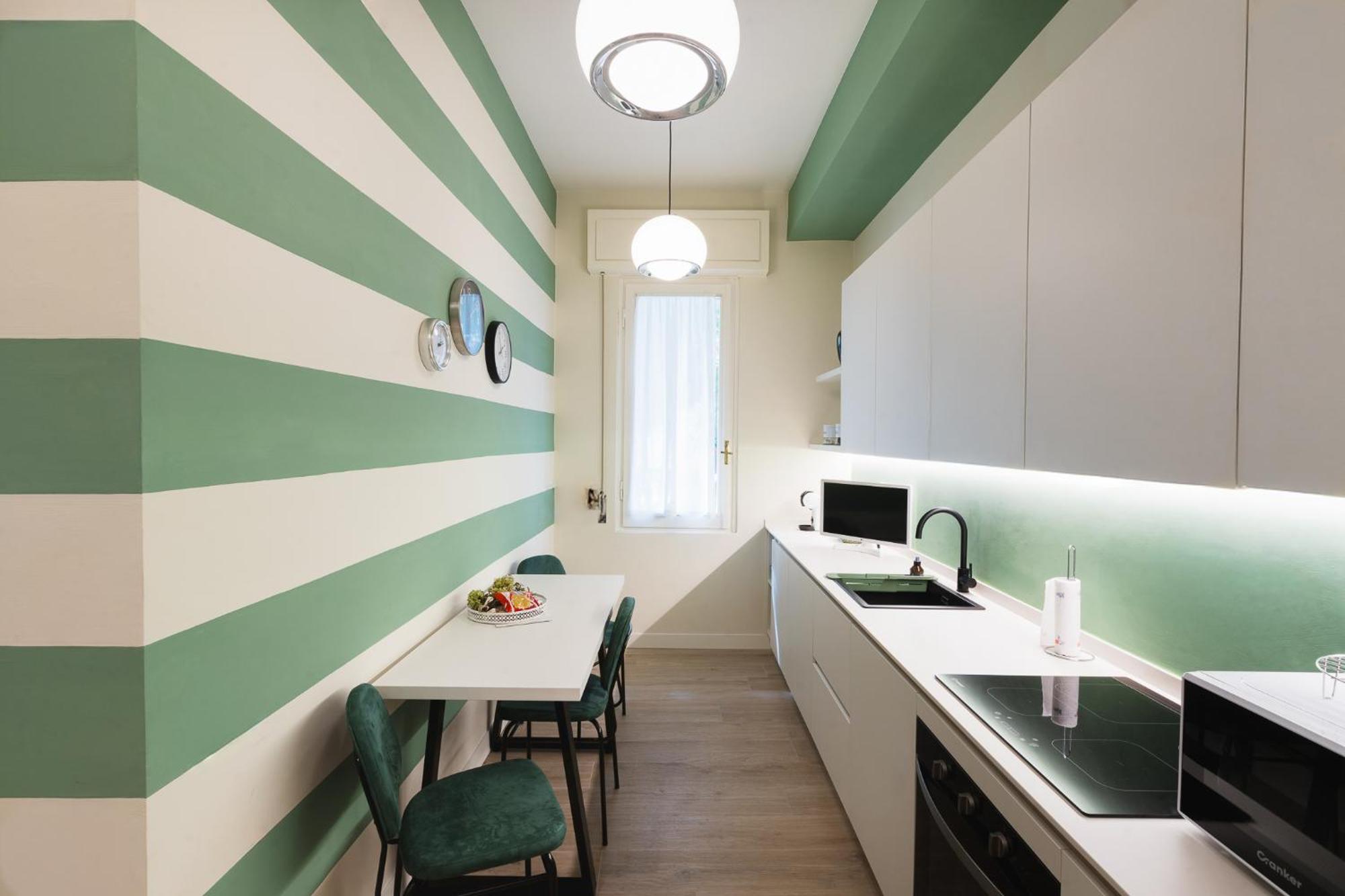 Cozy Olive Green Flat Florence Buitenkant foto