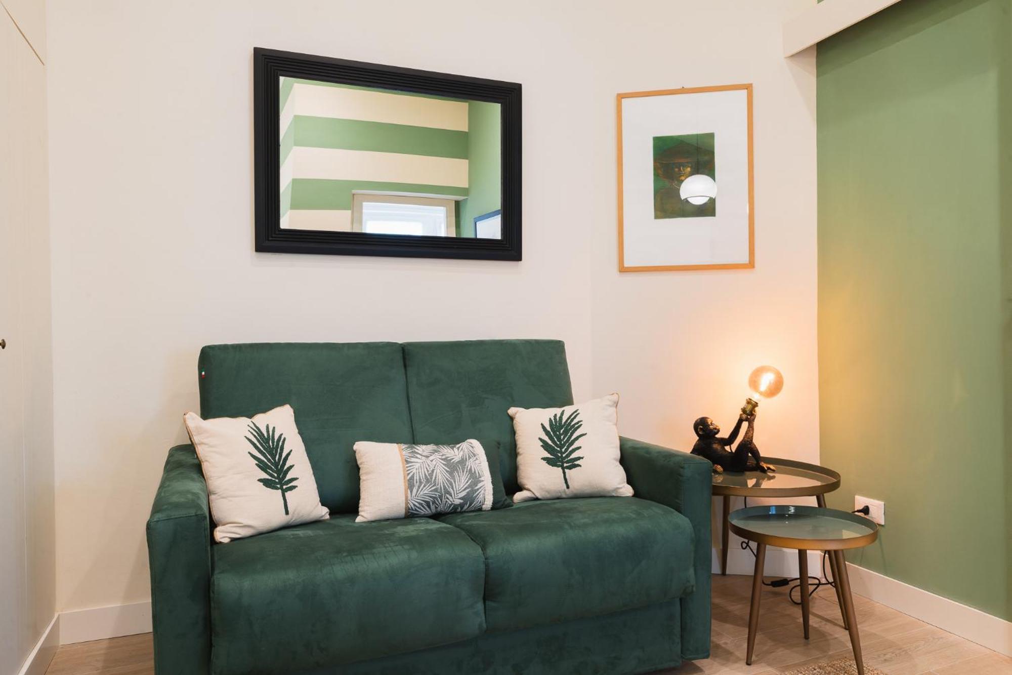 Cozy Olive Green Flat Florence Buitenkant foto