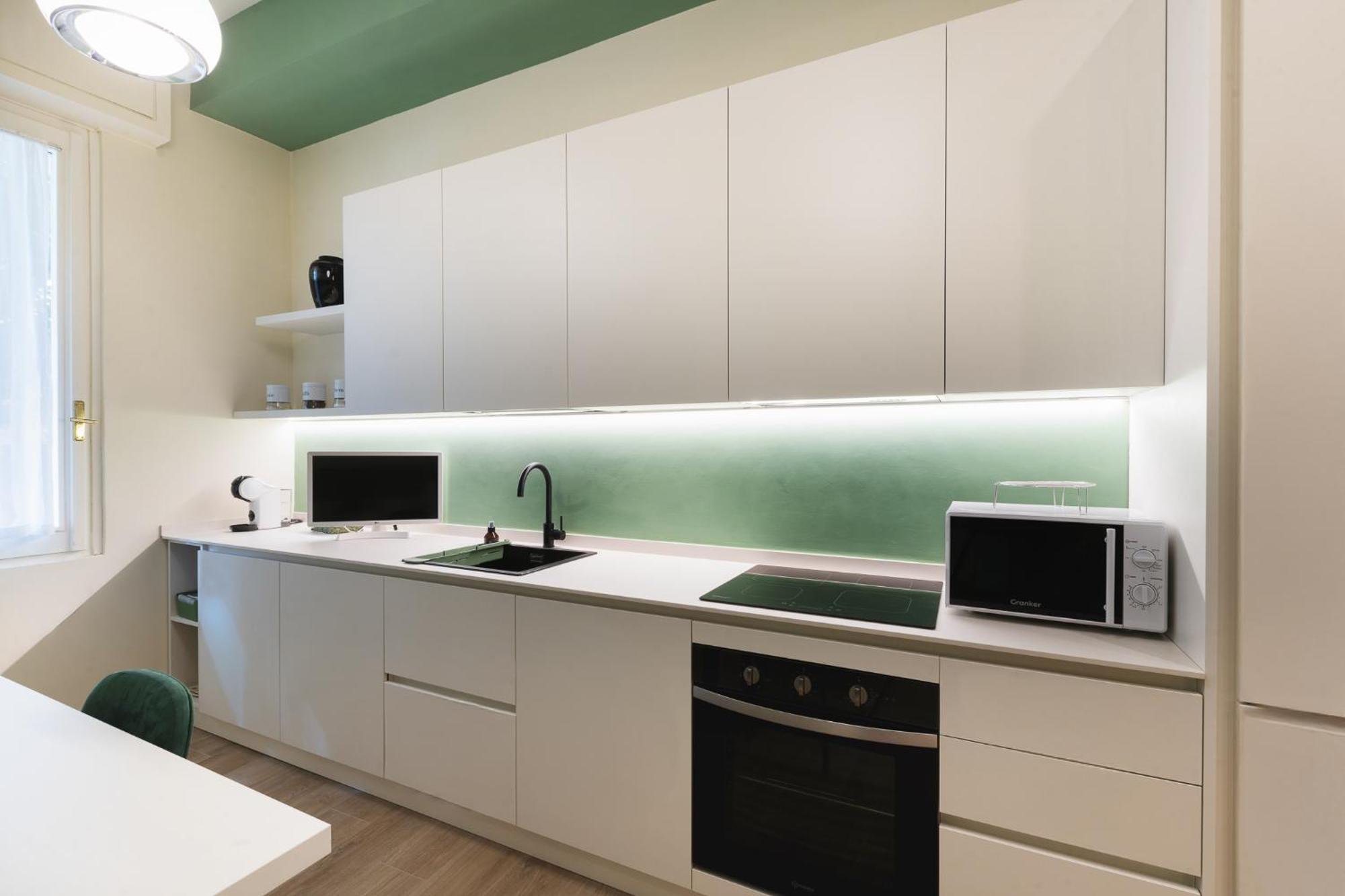 Cozy Olive Green Flat Florence Buitenkant foto