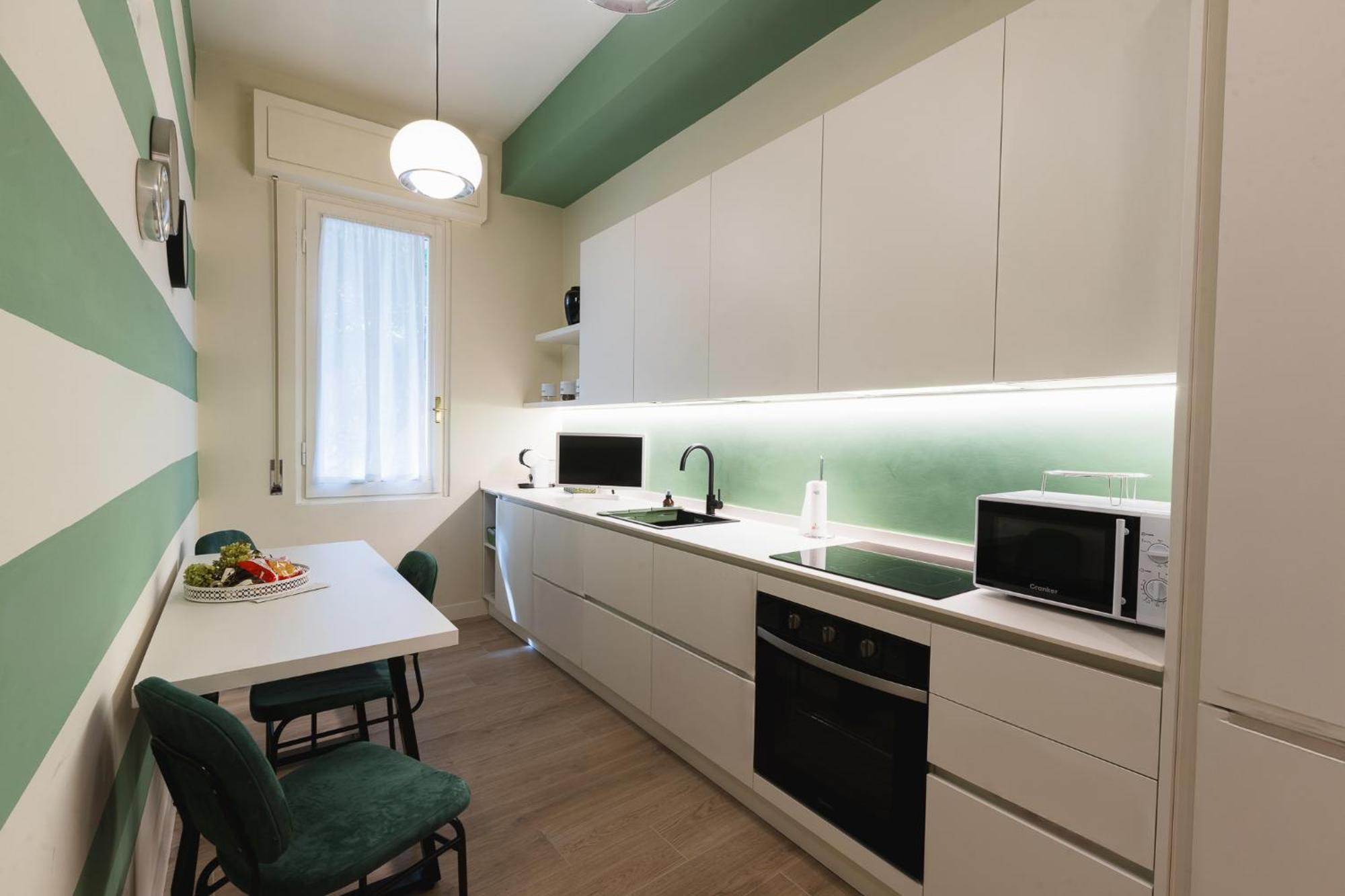 Cozy Olive Green Flat Florence Buitenkant foto
